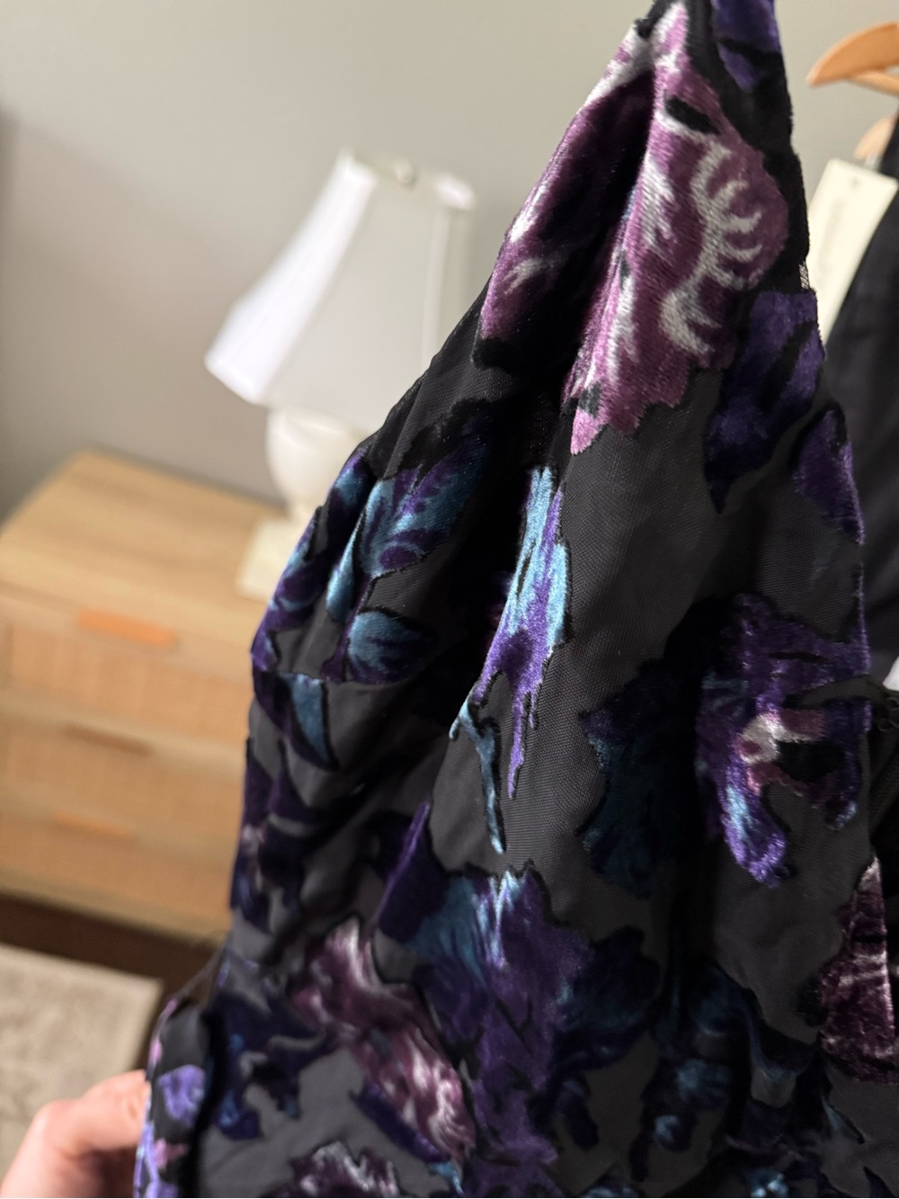 NEW Lulu's Black Floral Maxi Dress Size M - Picture 2 of 8
